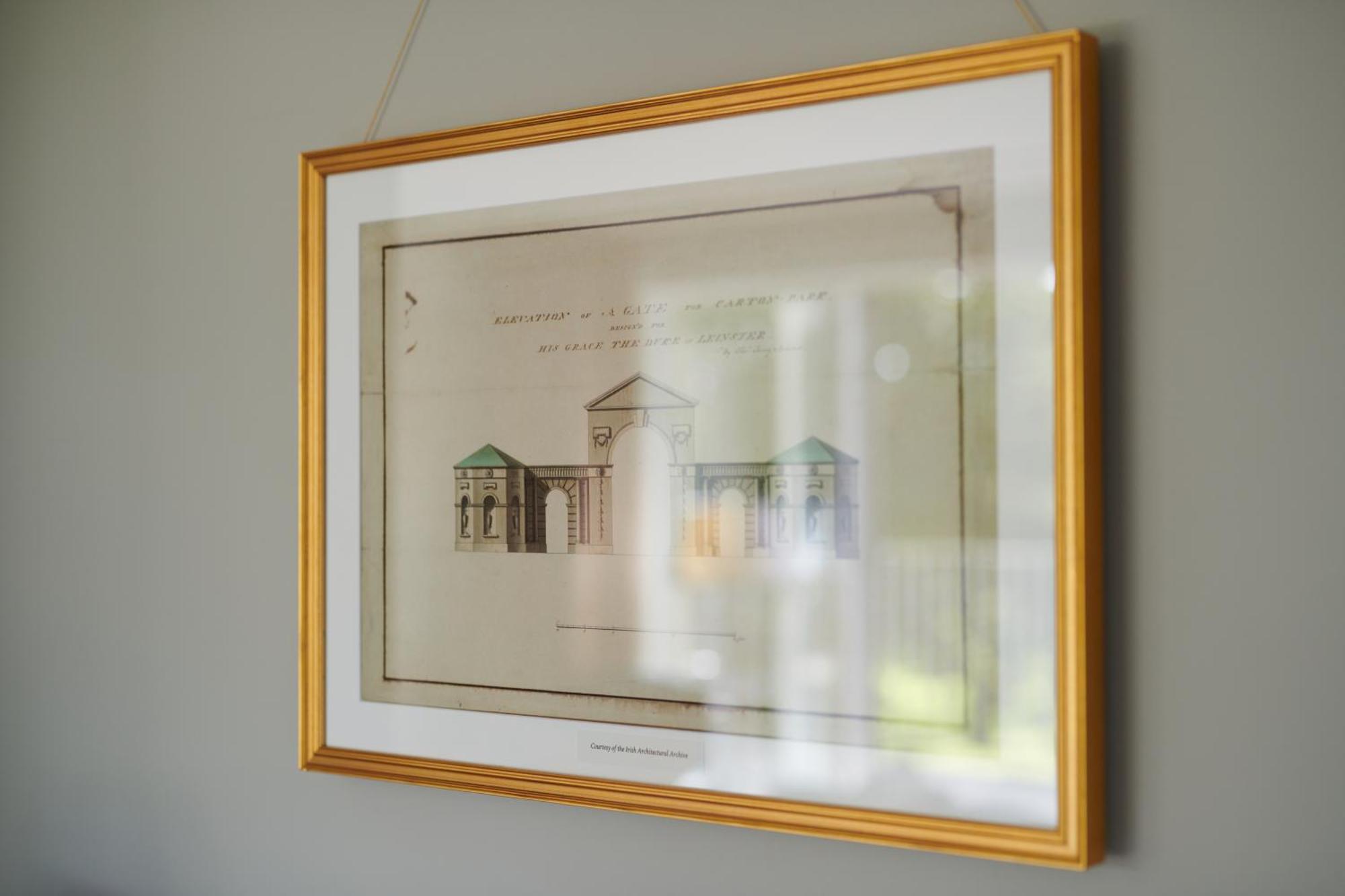 Carton House A Fairmont Managed Hotel Maynooth Exteriör bild A drawing of the original building