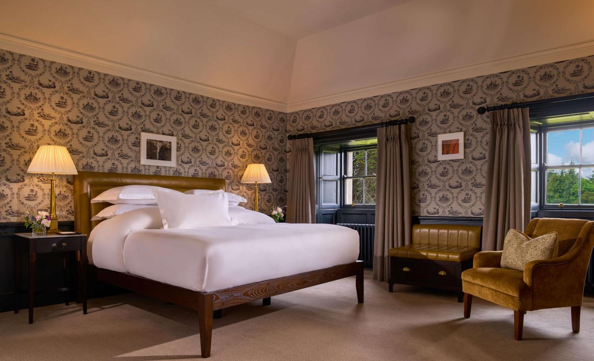 Carton House A Fairmont Managed Hotel Maynooth Exteriör bild A bedroom at the hotel